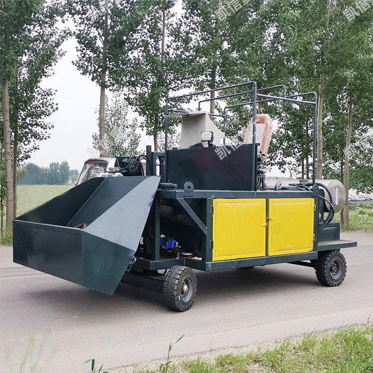 小型路肩石滑模機